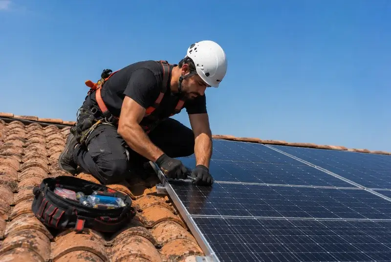 Maintenance et monitoring de panneaux solaires à Étrelles